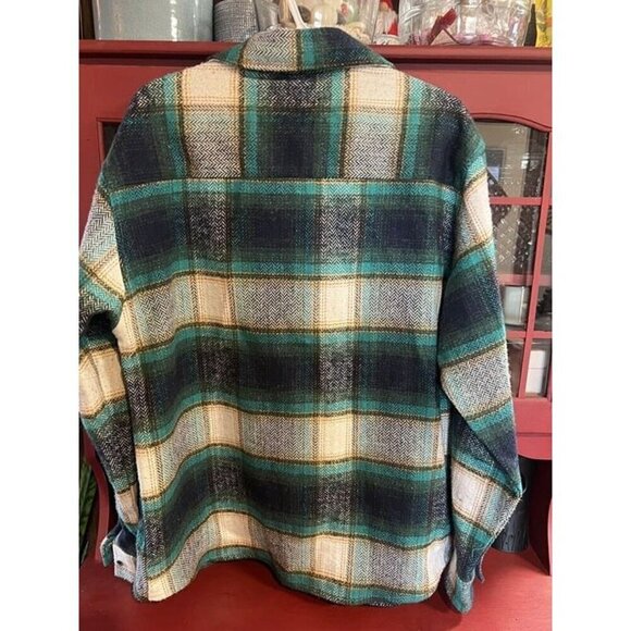 Reverse Threads Heavy Plaid Shacket Size Medium NWT‎ - Picture 2 of 3